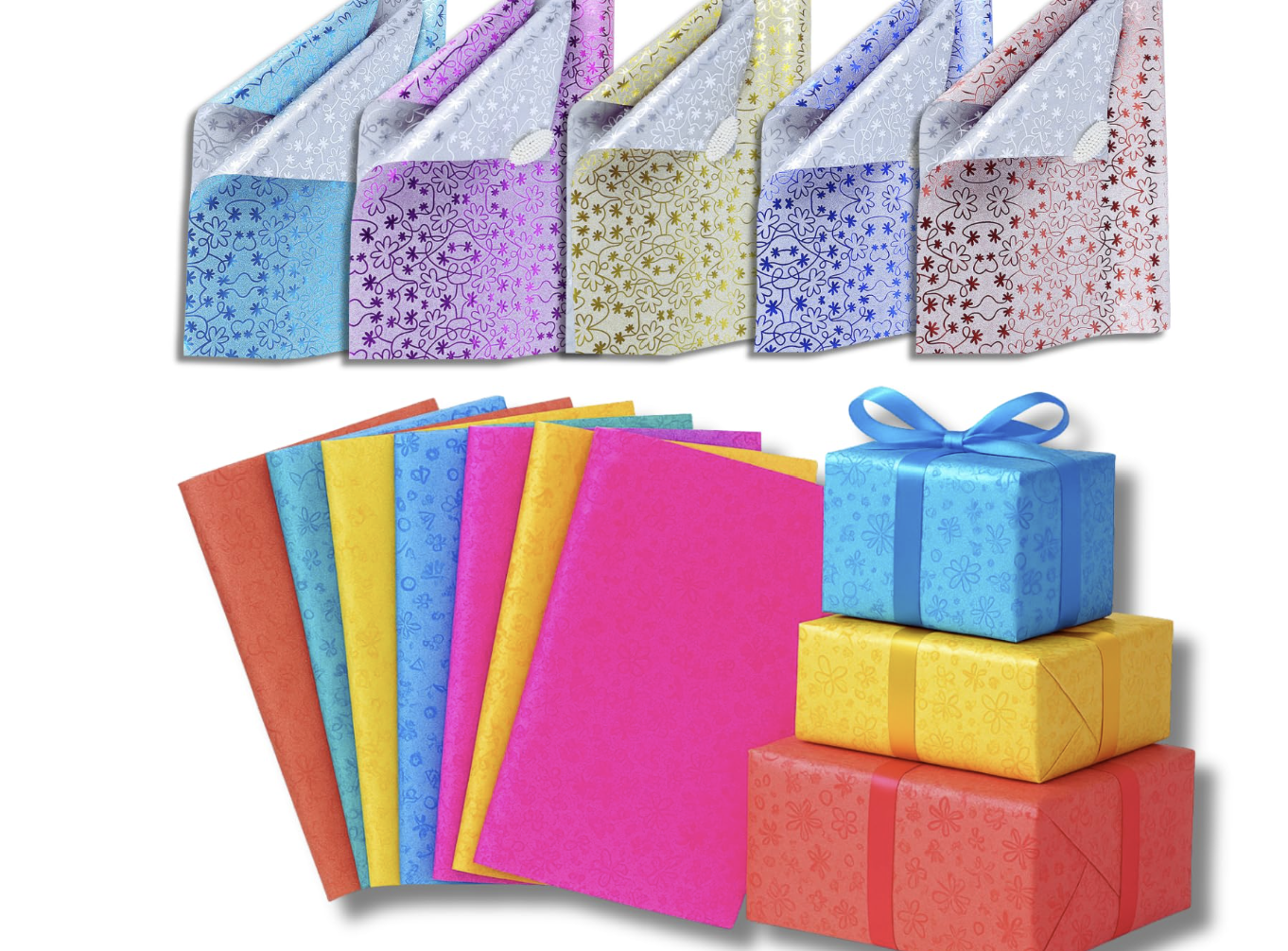 Mosa Paper Gift Wrapper ( Pack of 10 )