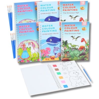Colouring Book (13cm X 19cm) 10 Pages