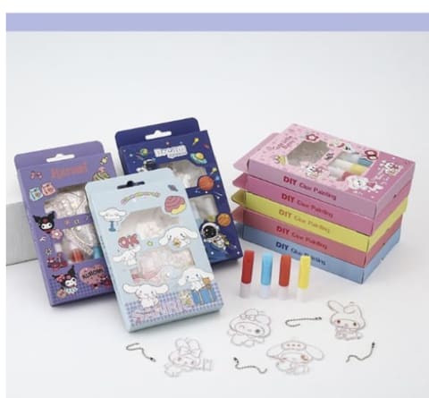 DIY Keychains Painting Craft Kit