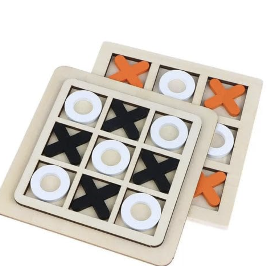 Wooden Tic-Tac-Toe