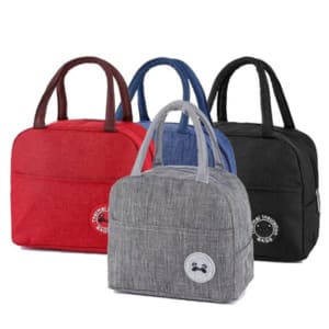 Solid Colour Lunch Bag Plain-21x24x13cm
