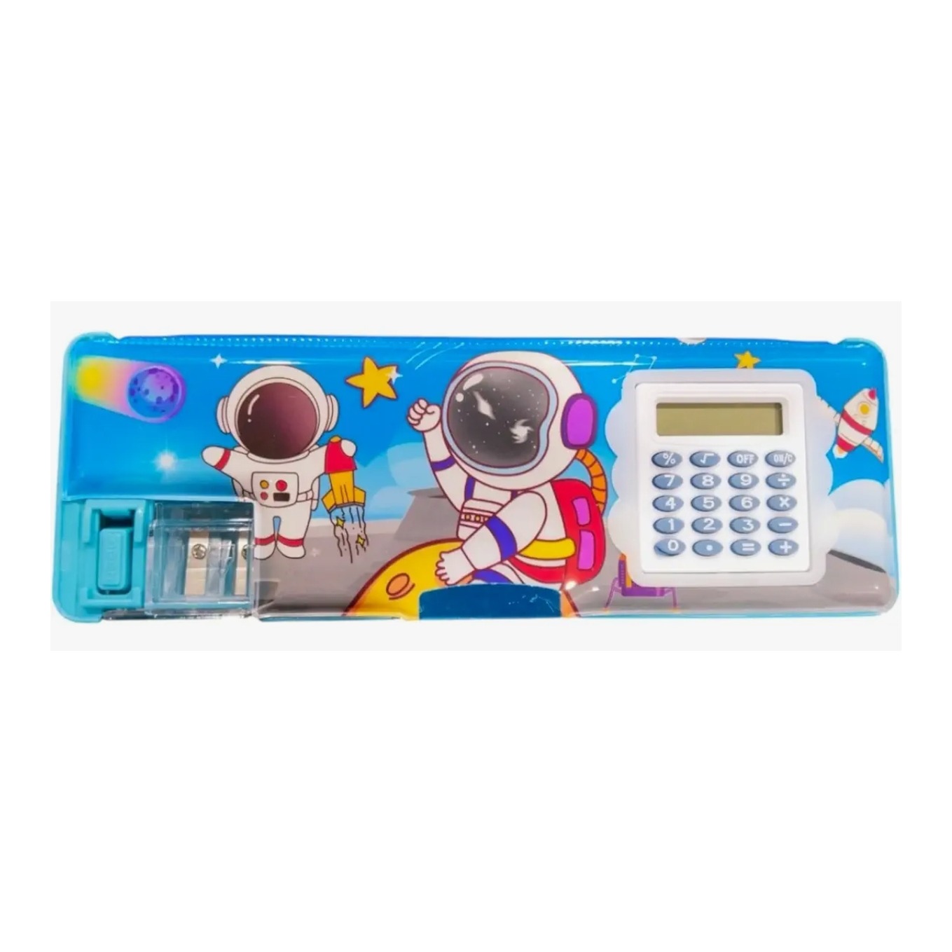 pencil box with calculator