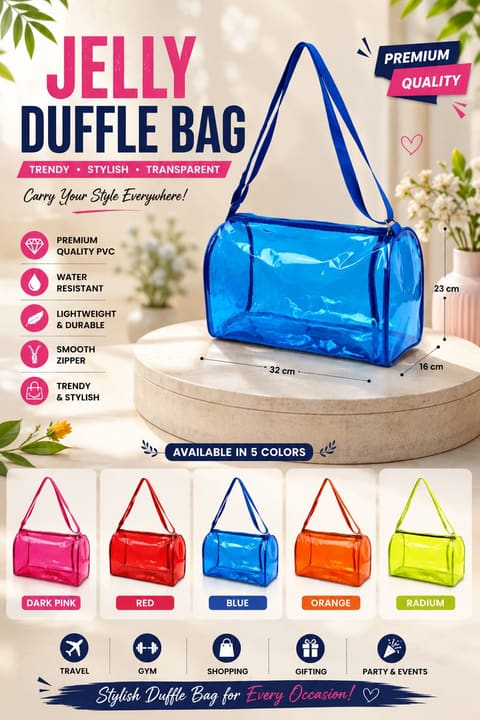 JELLY DUFFLE BAGS