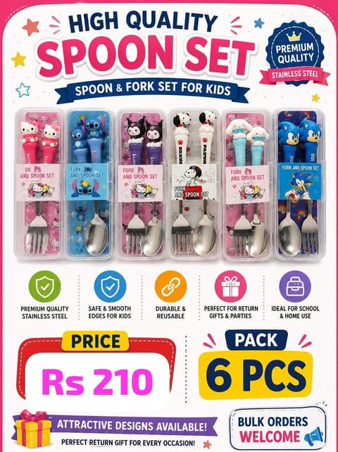 HIGH QUALITY SPOON AND FORK SET