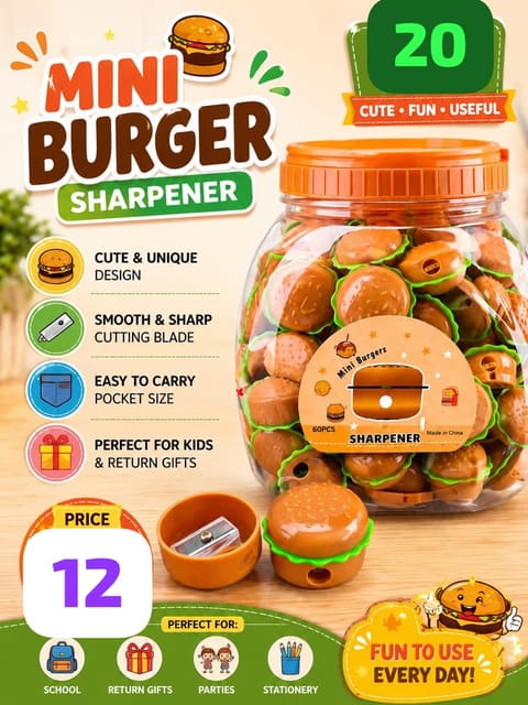 BURGER SHAPE SHARPENER