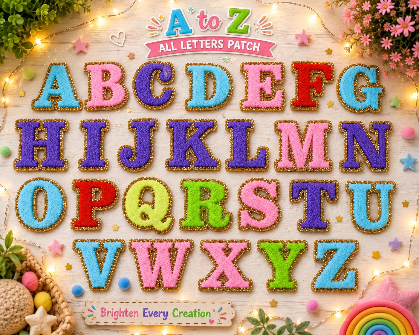All letter Patch(A to Z 26 letter)