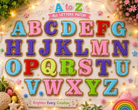 All Letter Patch(A To Z 26 Letter)