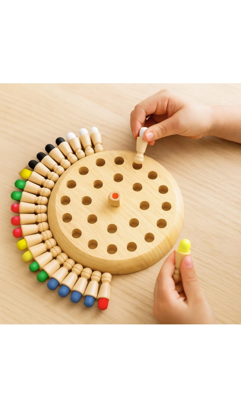 Memory Chess Wooden Game