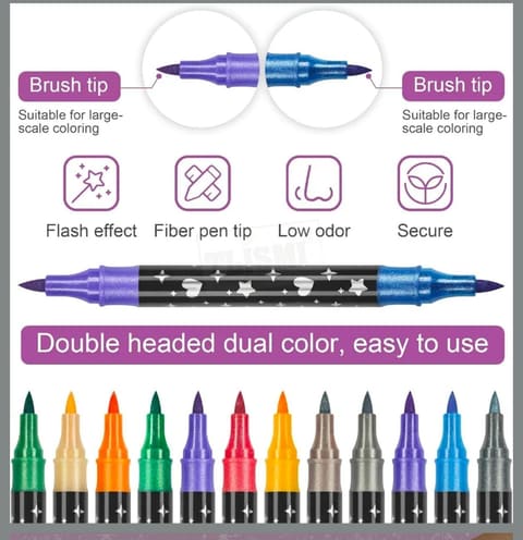 Glitter Dual Tip Marker