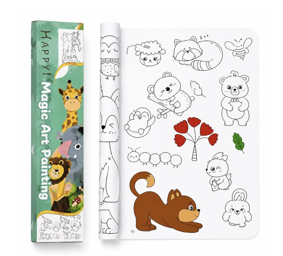 DIY Colouring Roll