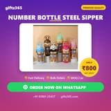 Number Bottle Steel Sipper 2
