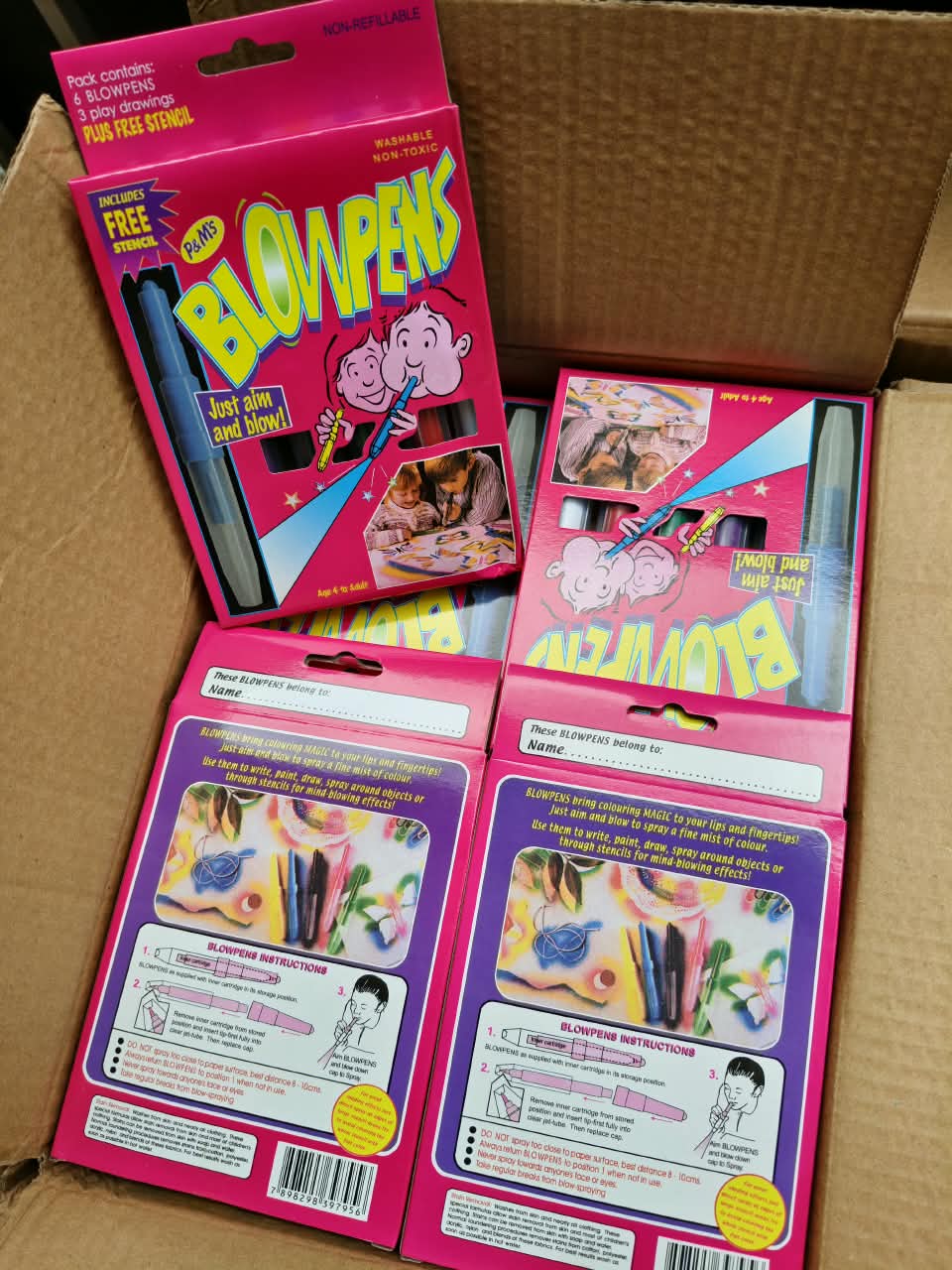 Blow pens