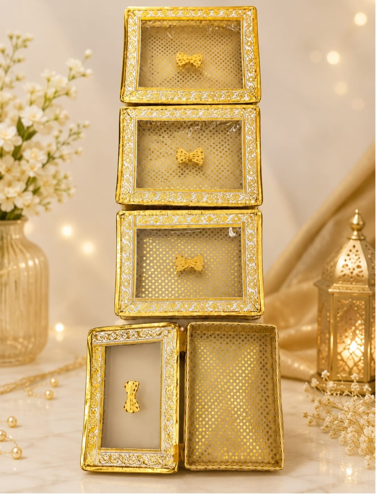 Golden Pouch 4 piece set