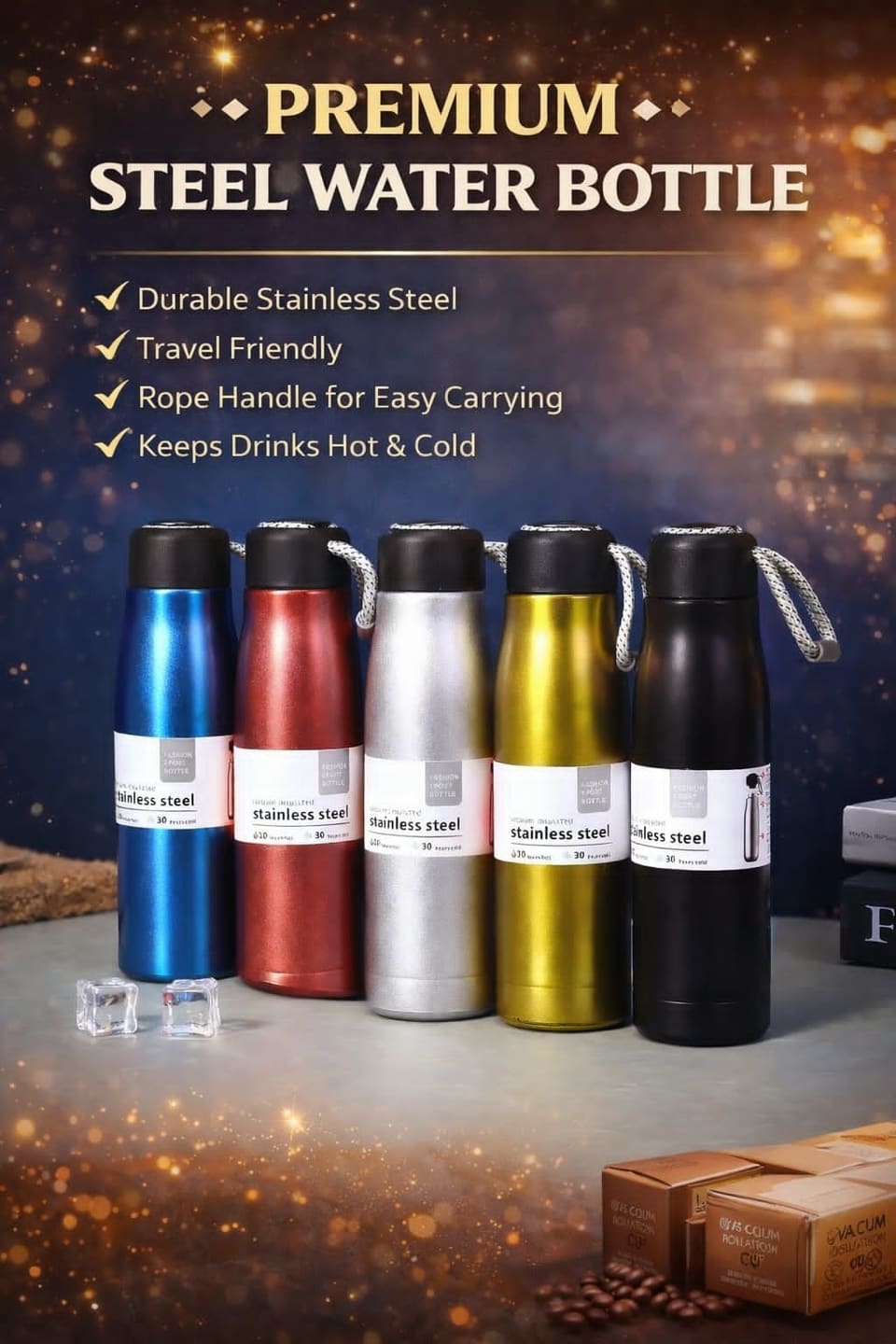 Rassi Bottle (Stainless Steel)500ml