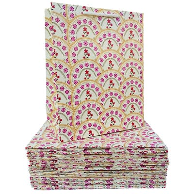 Flower Rainbow Gift Bags 8X10X4 Inch