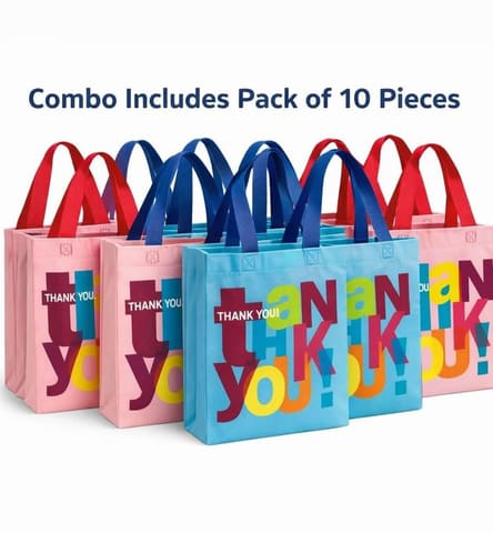 Thank You Non-Woven Gift Bag (30cmX22cmX9cm)