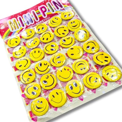 Smiley Badge (4.5 cm)( 30 PIECE)